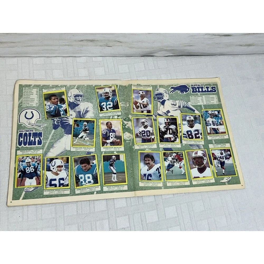 1982 Topps Football STICKER ALBUM Stickers JOE MONTANA 49ers Missing Only 2